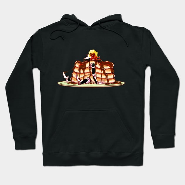 Start your day off right....With a stack of Trepancakes! Hoodie by Squidlicious